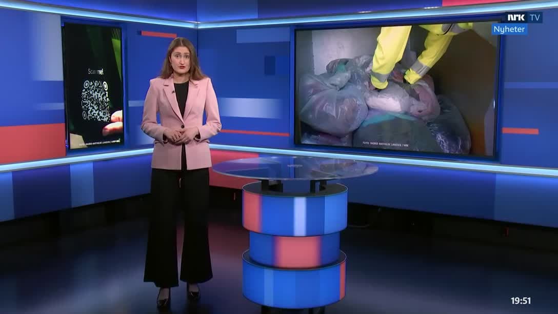 NRK Østlandet presenterer tekstilpiloten med Loggit